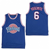 Tune Squad 6 Yosemite Blue Stitched Movie Basketball Jersey,baseball caps,new era cap wholesale,wholesale hats